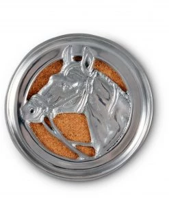 Arthur Court Equestrian Drink Coaster Set Of 4