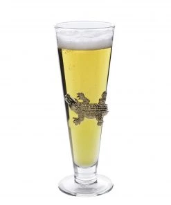 Arthur Court Alligator 24 Gold Plated Pilsner