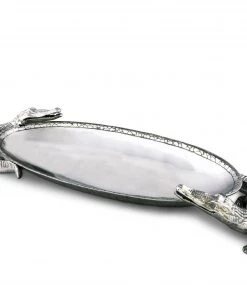 Arthur Court Alligator Centerpiece Tray