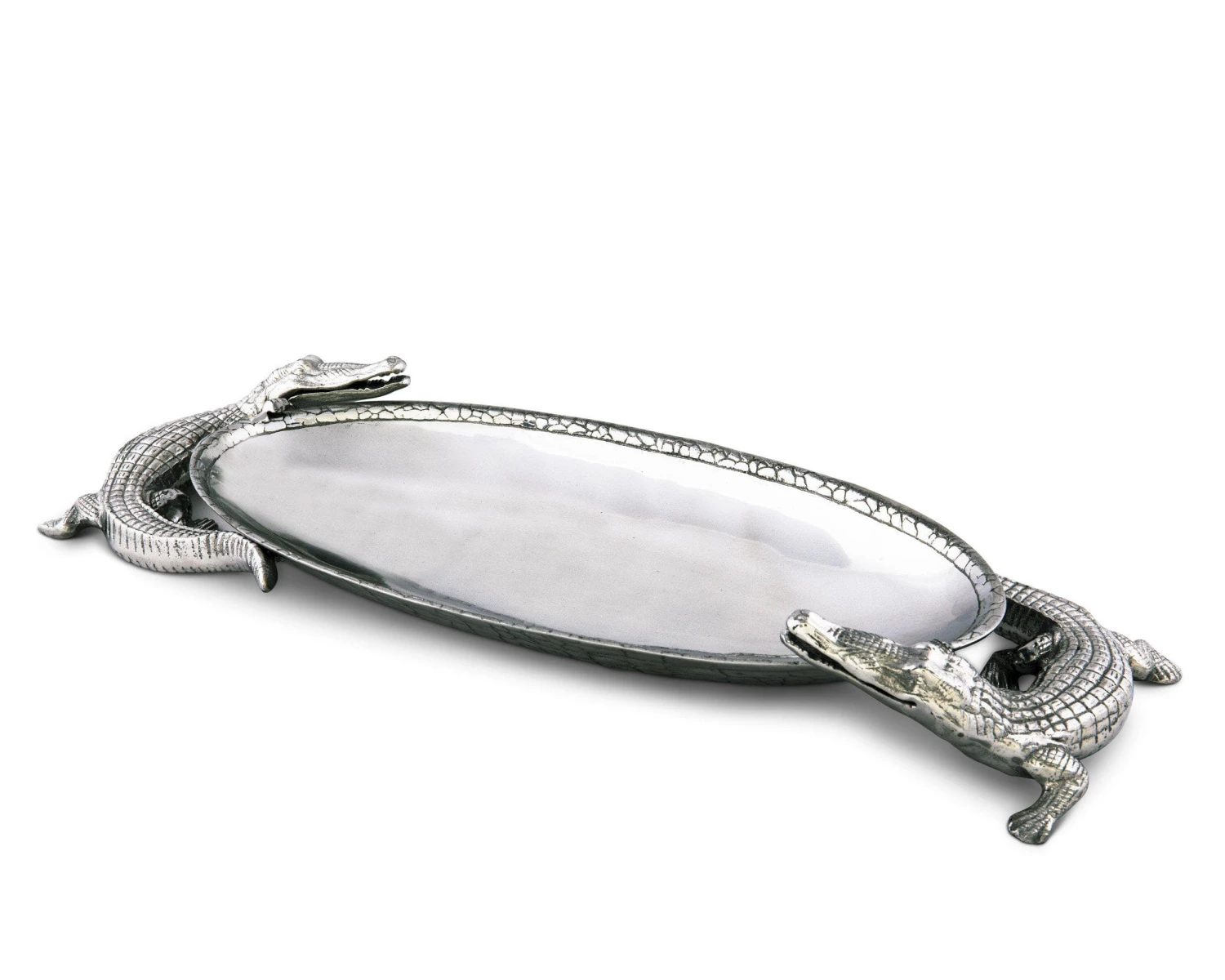 Arthur Court Alligator Centerpiece Tray