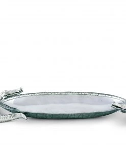Arthur Court Alligator Centerpiece Tray