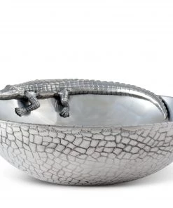 Arthur Court Alligator Figural 12 Bowl