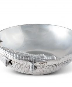 Arthur Court Alligator Figural 12 Bowl