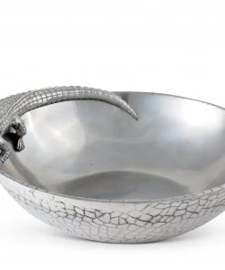 Arthur Court Alligator Figural 12 Bowl