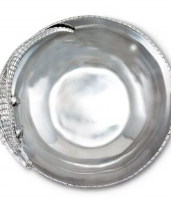 Arthur Court Alligator Figural 12 Bowl