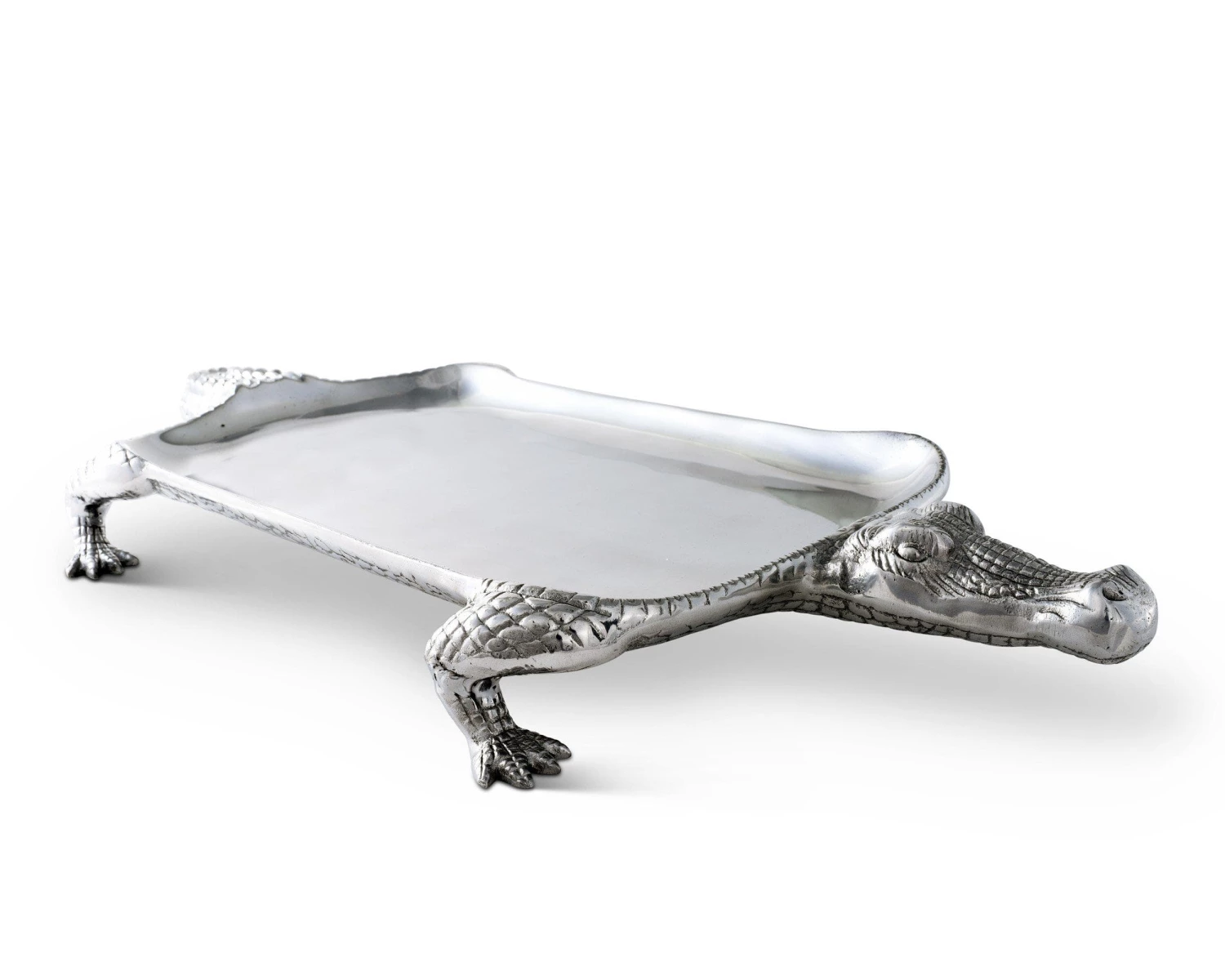 Arthur Court Alligator Figural Platter