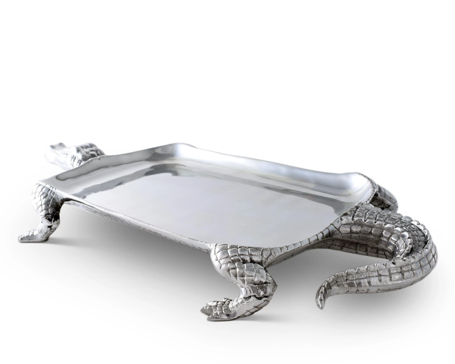 Arthur Court Alligator Figural Platter