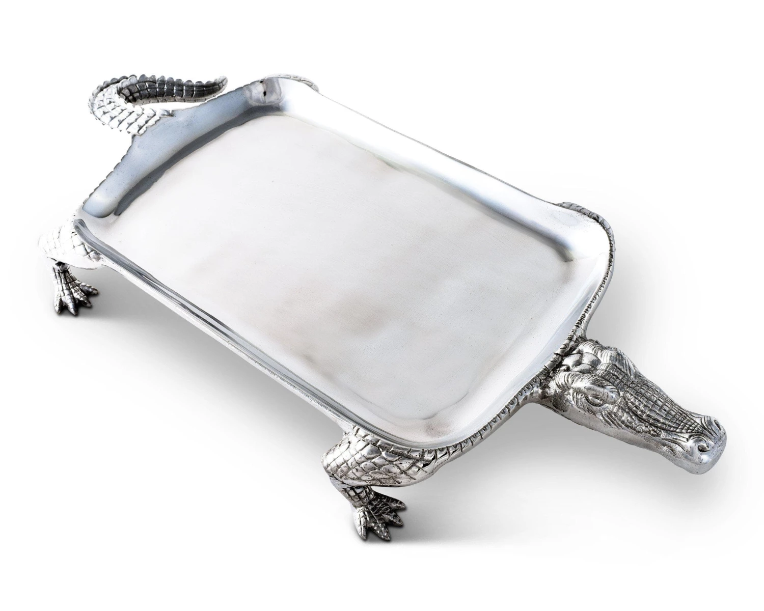 Arthur Court Alligator Figural Platter