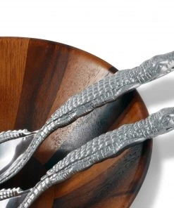 Arthur Court Alligator Figural Serving Set
