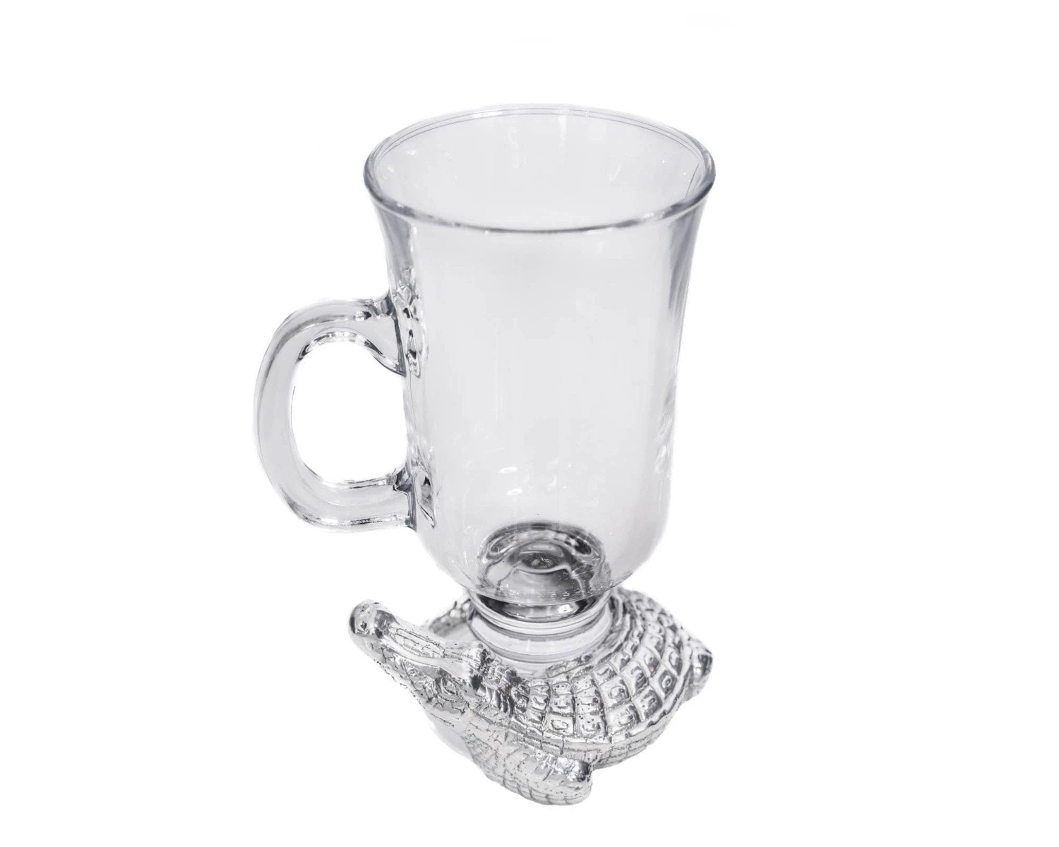Arthur Court Alligator Glass Mugs