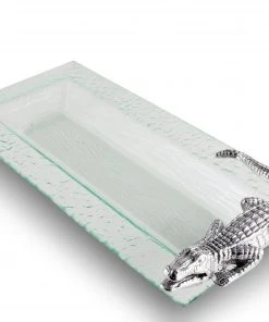 Arthur Court Alligator Oblong Tray