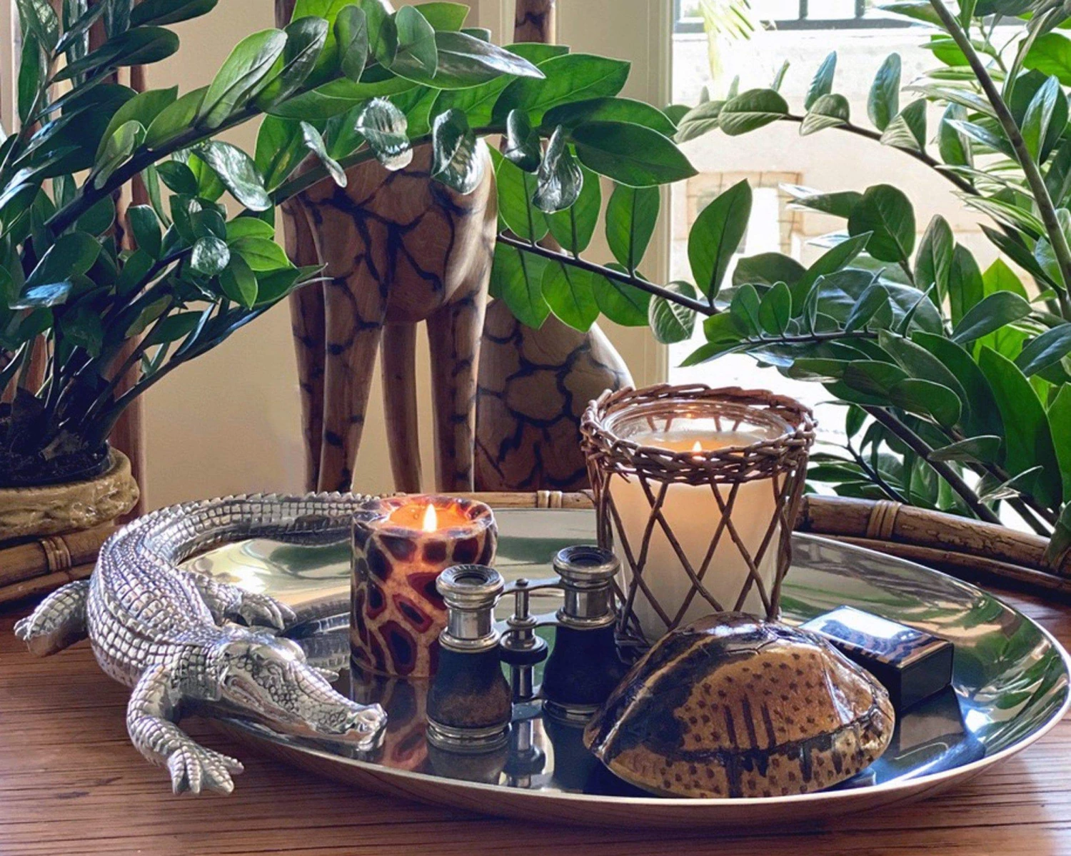 Arthur Court Alligator Oval Platter