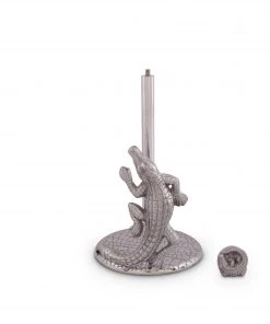 Arthur Court Alligator Paper Towel Holder