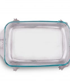 Arthur Court Alligator Pyrex Holder 3qt