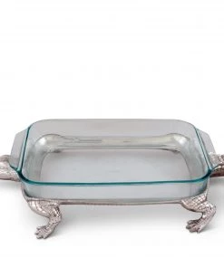 Arthur Court Alligator Pyrex Holder 3qt