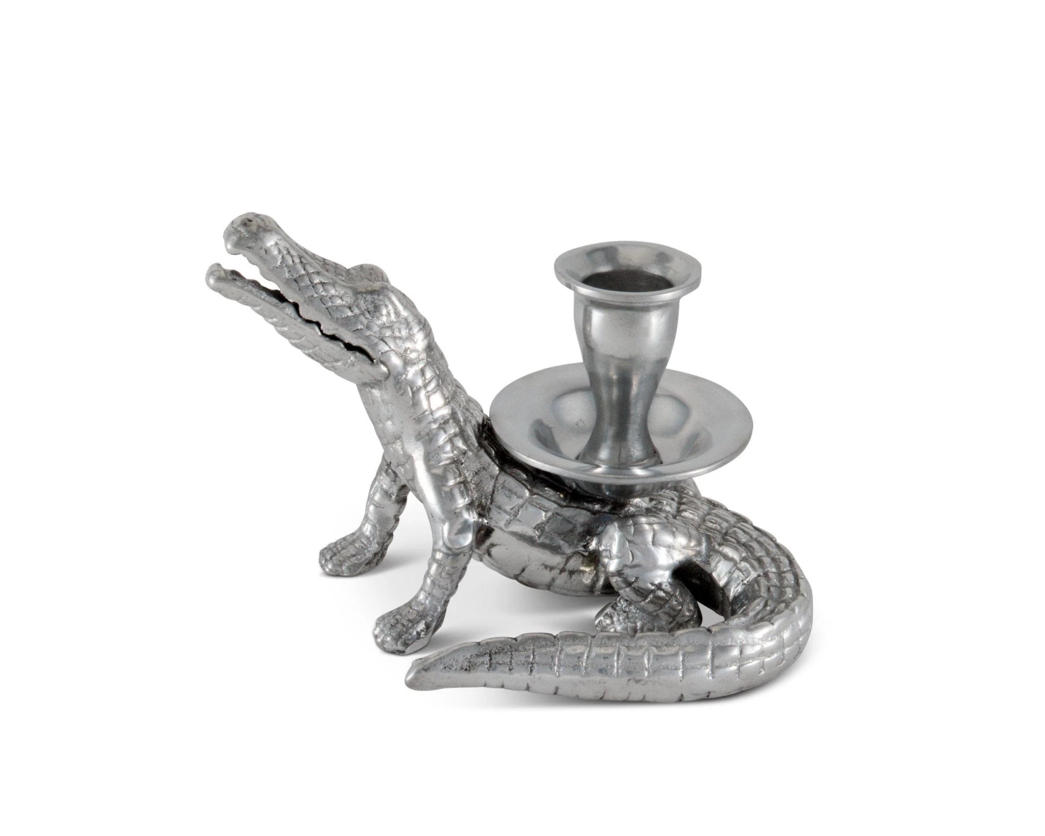 Arthur Court Alligator Taper Candle Holders