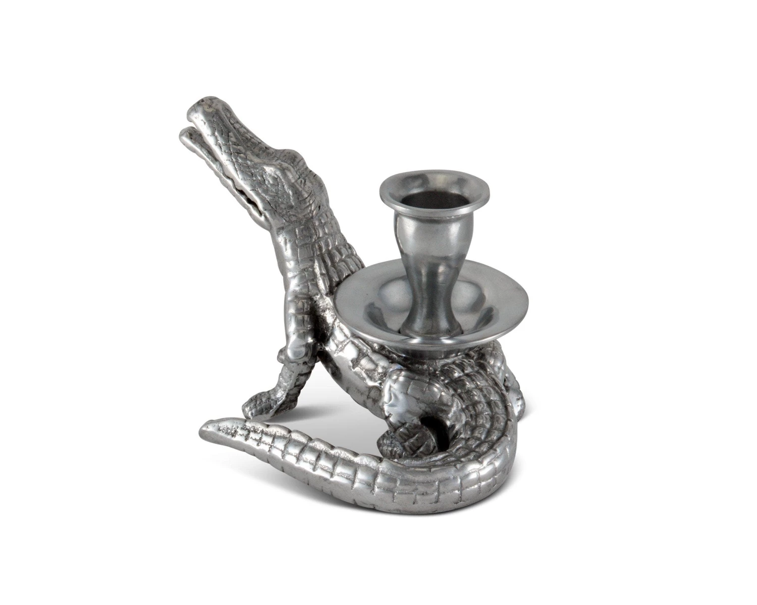 Arthur Court Alligator Taper Candle Holders