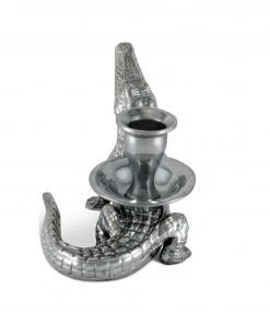 Arthur Court Alligator Taper Candle Holders