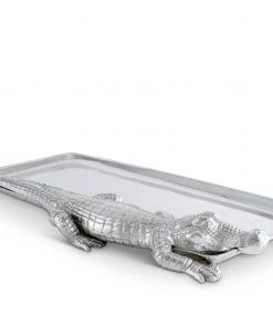 Arthur Court Alligator Tray 9x20