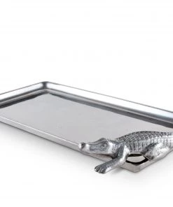 Arthur Court Alligator Tray Figural 6x12