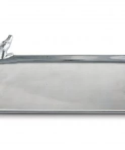 Arthur Court Alligator Tray Figural 6x12