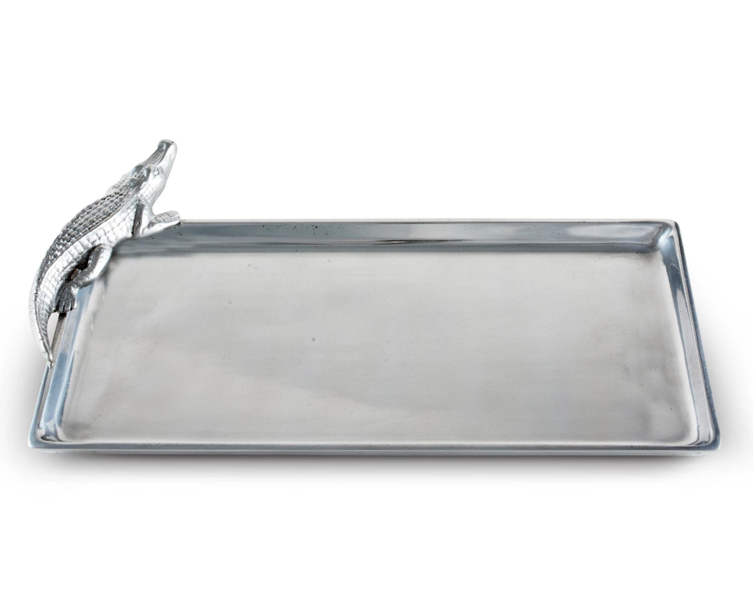 Arthur Court Alligator Tray Figural 6x12