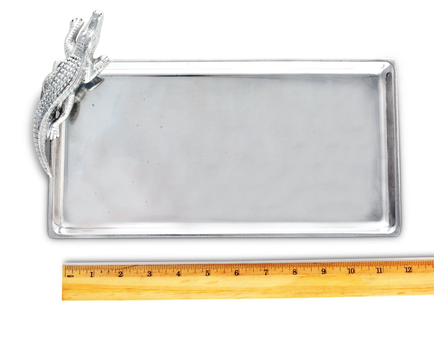 Arthur Court Alligator Tray Figural 6x12