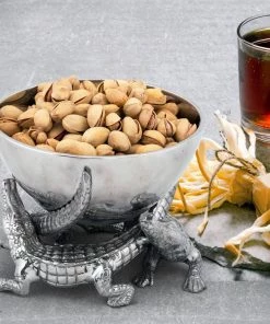 Arthur Court Elevated Alligator Bowl 5.5 Inches