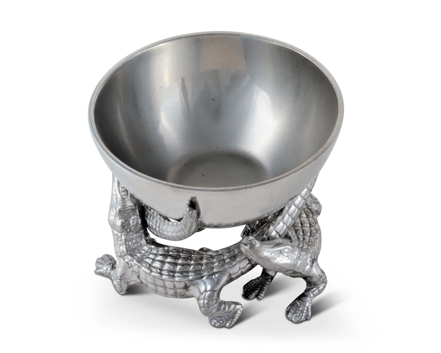 Arthur Court Elevated Alligator Bowl 5.5 Inches