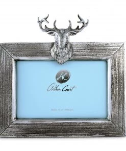 Arthur Court Elk Mount Photo Frame Antler