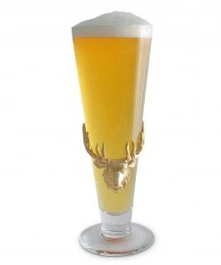 Arthur Court Antler 24k Gold Plated Pilsner