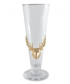 Arthur Court Antler 24k Gold Plated Pilsner