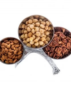 Arthur Court Antler 3-Tiered Bowl