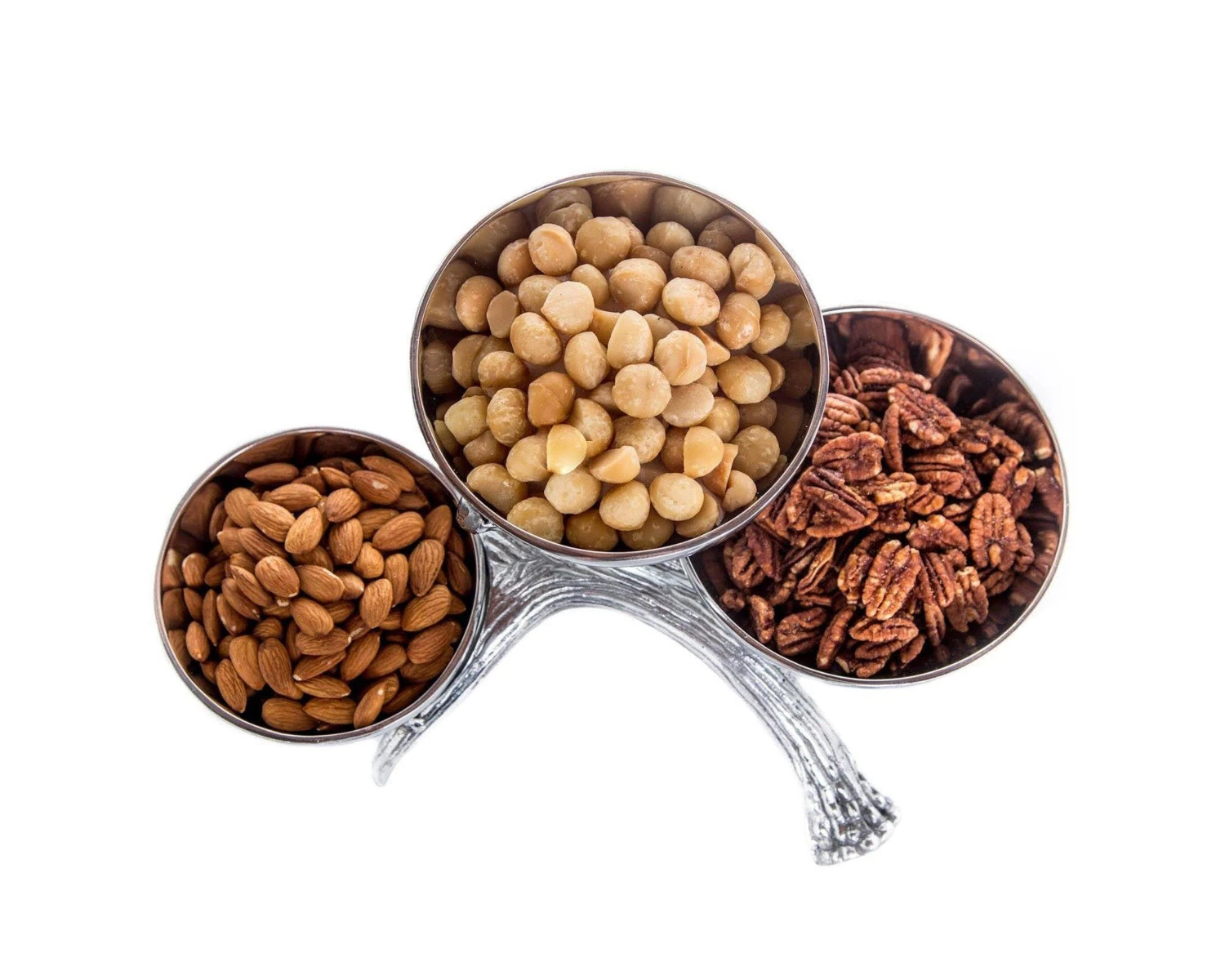 Arthur Court Antler 3-Tiered Bowl