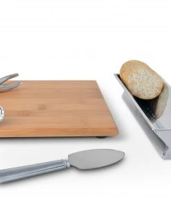 Arthur Court Antler Bamboo Cheese Set