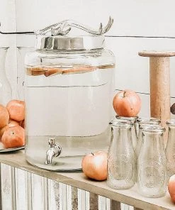 Arthur Court Antler Beverage Server Round