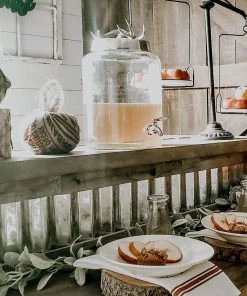 Arthur Court Antler Beverage Server Round