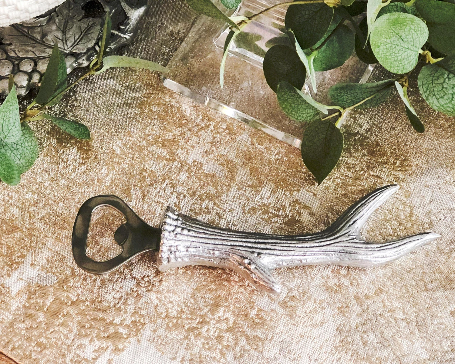 Arthur Court Antler Bottle Opener