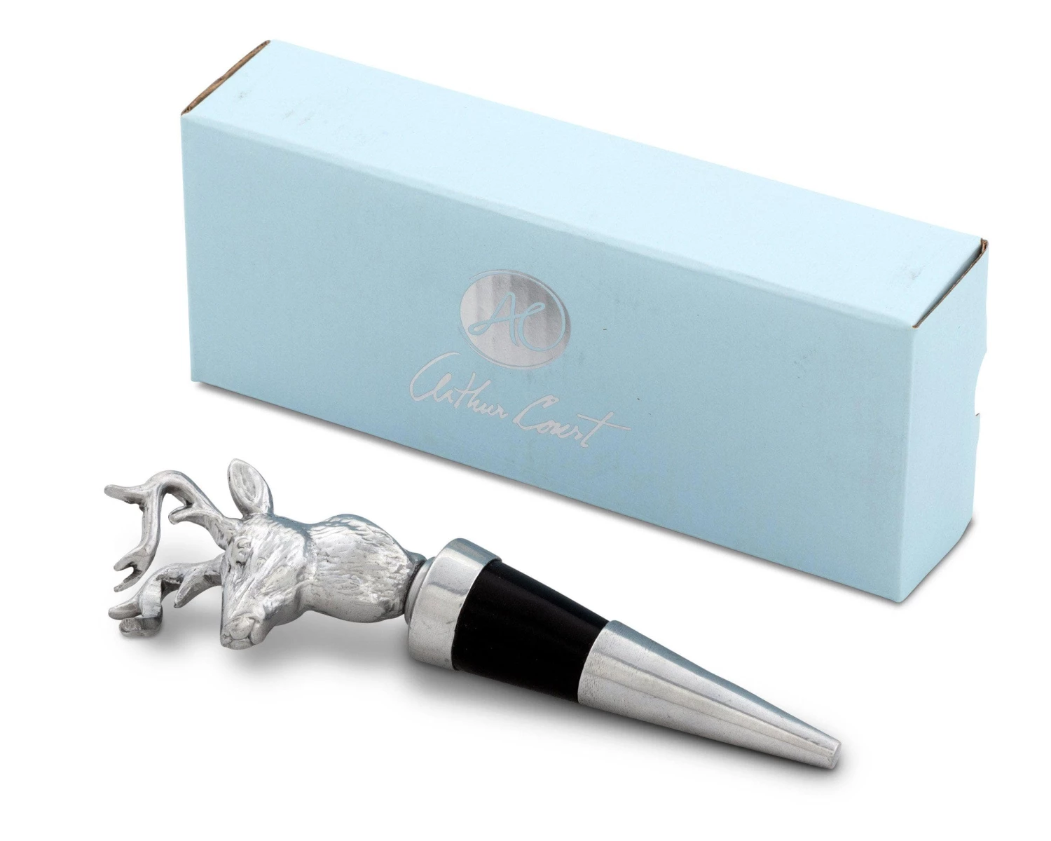 Arthur Court Antler Bottle Stopper