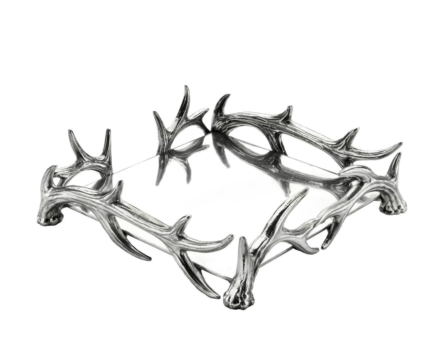 Arthur Court Antler Cocktail Napkin Box