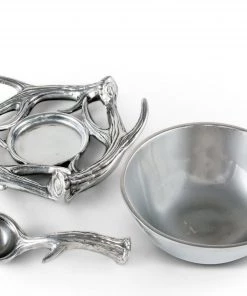 Arthur Court Antler Condiment Server
