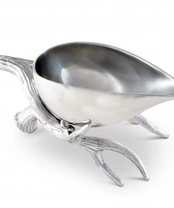 Arthur Court Antler Gravy Boat