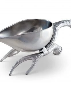 Arthur Court Antler Gravy Boat
