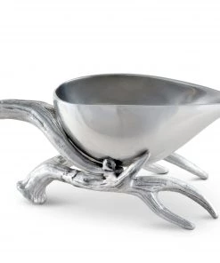 Arthur Court Antler Gravy Boat