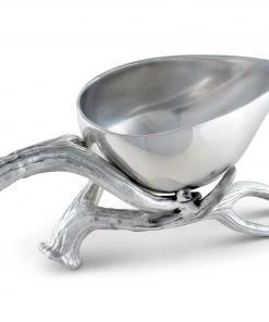 Arthur Court Antler Gravy Boat