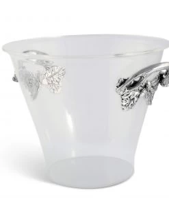 Arthur Court Antler Handle Acrylic Ice Bucket