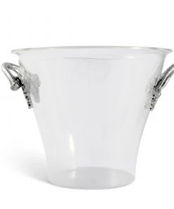 Arthur Court Antler Handle Acrylic Ice Bucket