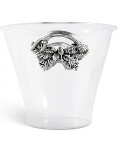 Arthur Court Antler Handle Acrylic Ice Bucket