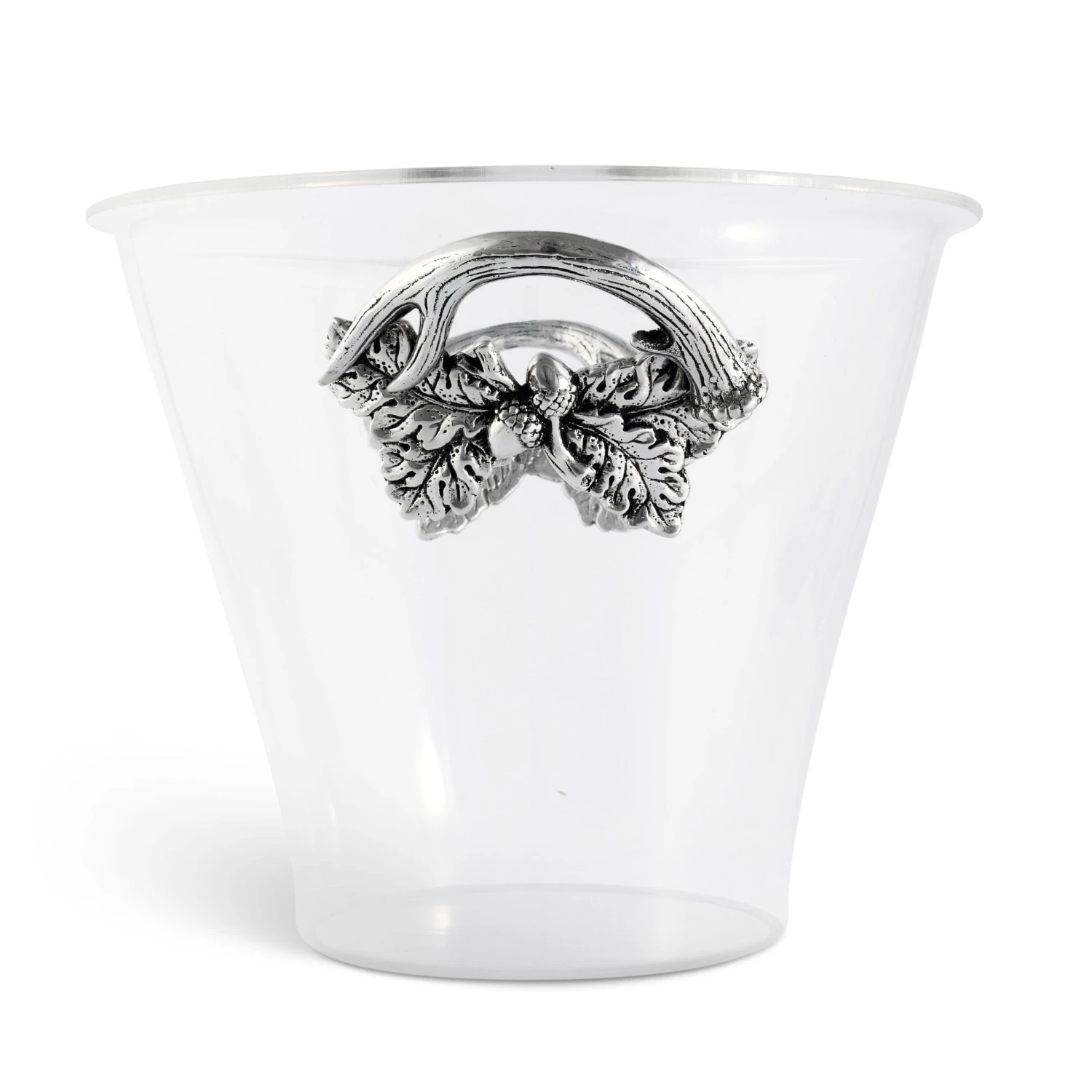 Arthur Court Antler Handle Acrylic Ice Bucket