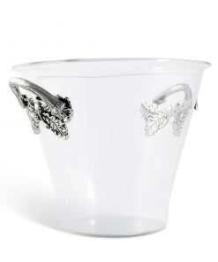 Arthur Court Antler Handle Acrylic Ice Bucket